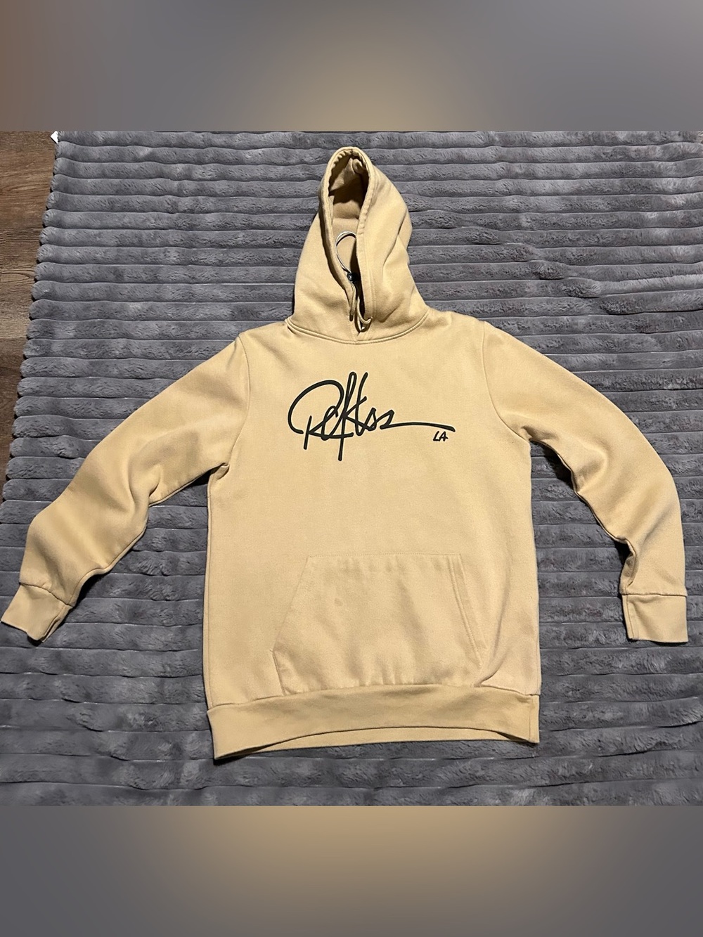 Young & Reckless Beige Tan Pullover Hoodie